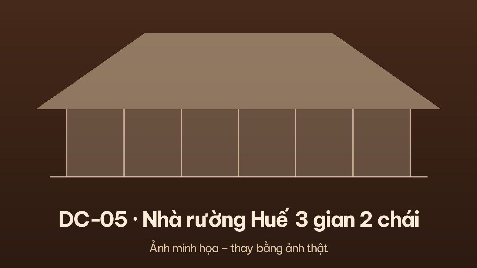 DC-05 · Nhà rường Huế 3 gian 2 chái – ảnh 1