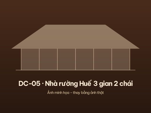 DC-05 · Nhà rường Huế 3 gian 2 chái – ảnh 1