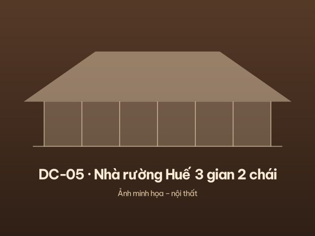 DC-05 · Nhà rường Huế 3 gian 2 chái – ảnh 3