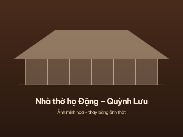 Nhà thờ họ Đặng – Quỳnh Lưu – ảnh 1
