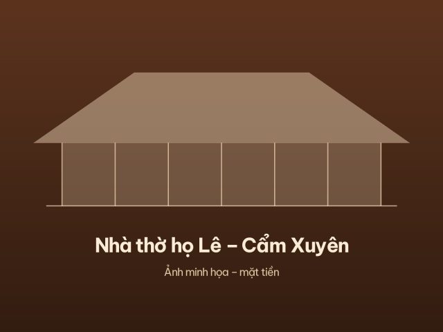 Nhà thờ họ Lê – Cẩm Xuyên – ảnh 2