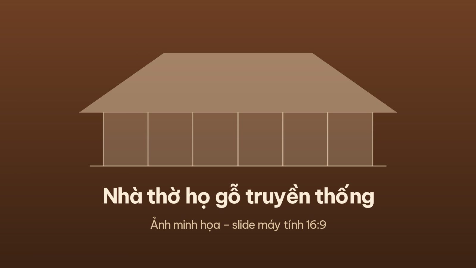 Nhà thờ họ gỗ truyền thống